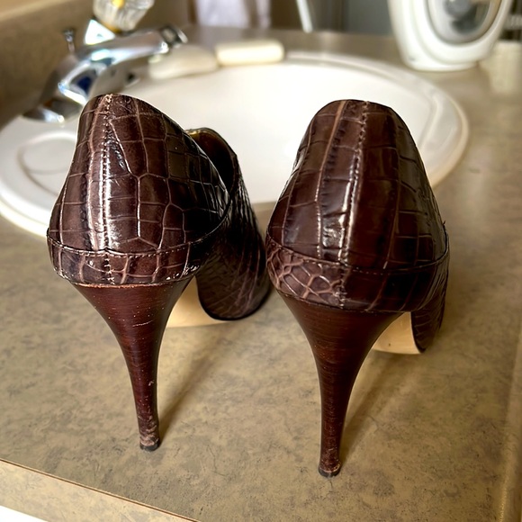 Peep toe high heels - Picture 3 of 3